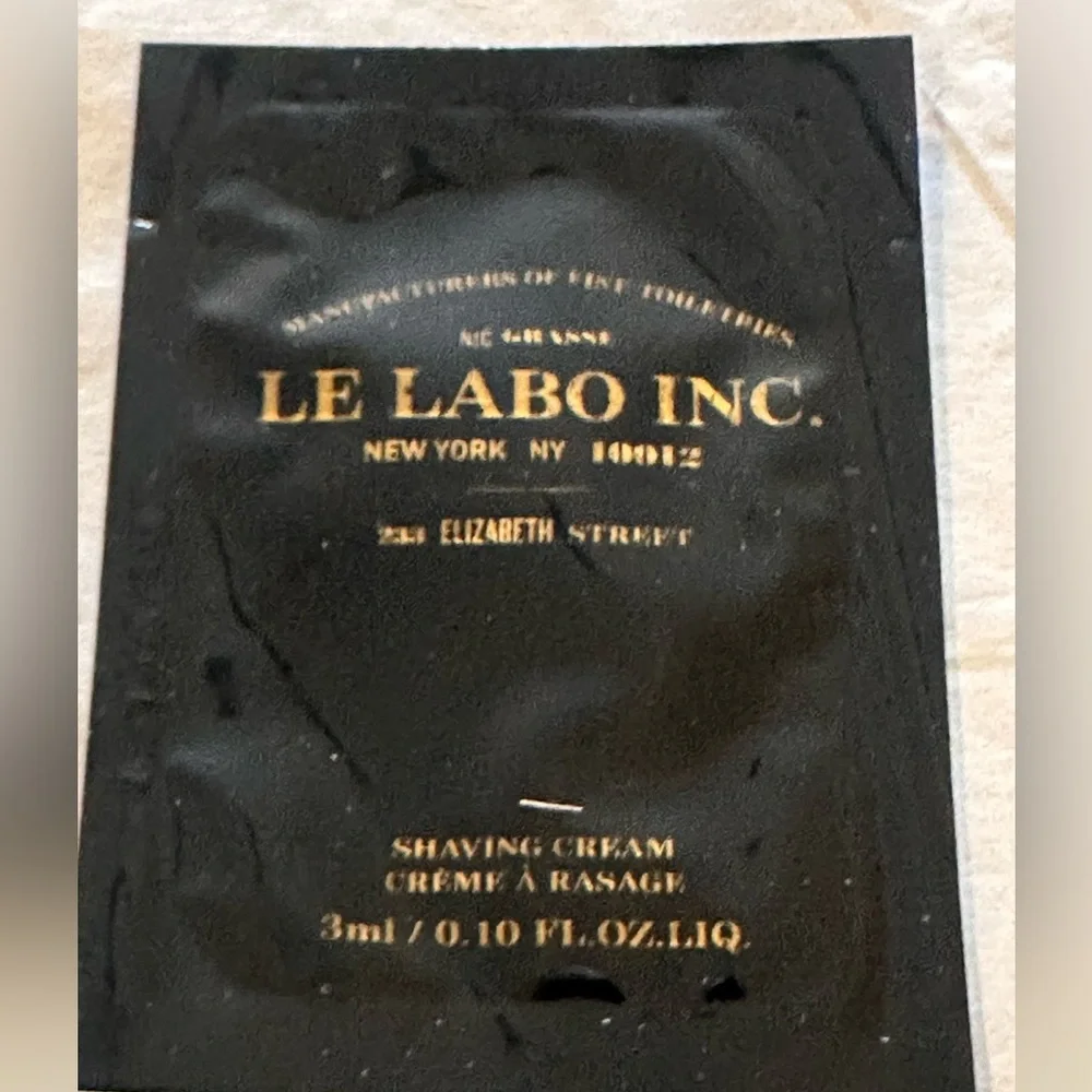 Le Labo Inc. Shaving Cream Sample‎ 3ml